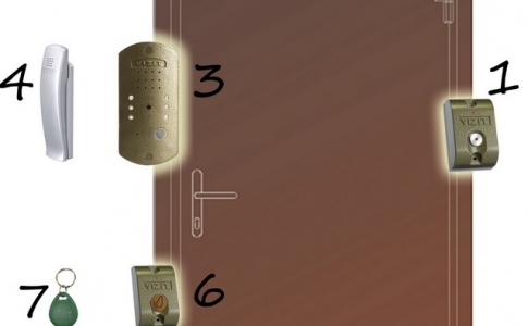 Электромагнитный замок на дверь