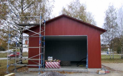 Технология строительства металлического гаража