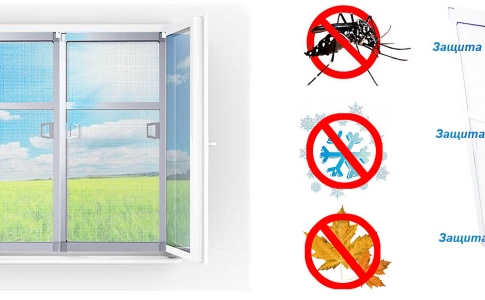 Москитные сетки на окна: выбор и установка