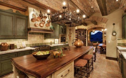 Кухня в тосканском стиле
